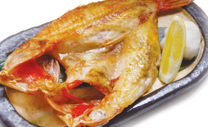 Grilled Menme (Red snapper)